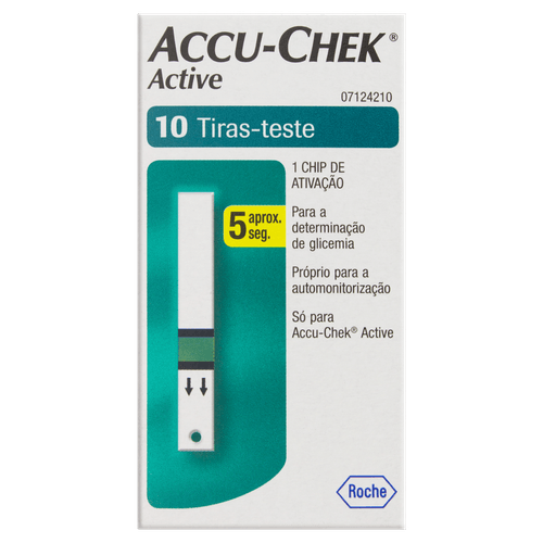 Tiras para Controle de Glicose Accu Check Guide – 10 unidades
