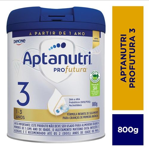 Fórmula Infantil Aptanutri Profutura 3 (1-3 anos) láctea com DHA e ARA 800g Aptamil