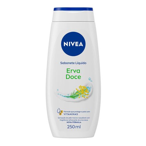 Sabonete Líquido Erva-Doce 250 ml Óleo de Amêndoas Nivea