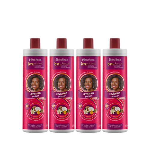 Kit Creme de Pentear Levíssimo 1l (4 itens)