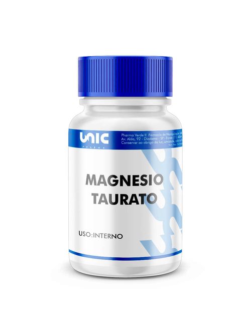 Magnésio Taurato 500mg 90 Cápsulas - Unicpharma