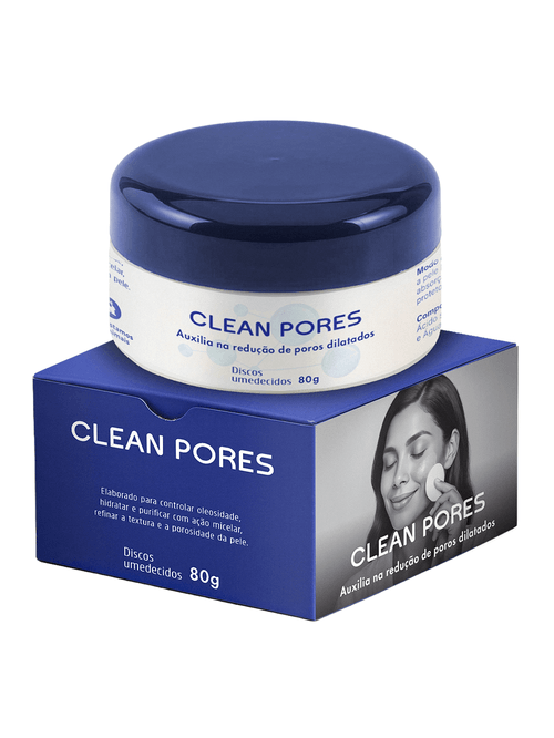 Tônico Adstringente Facial Clean Pores Controle de Oleosidade 80g Unicpharma