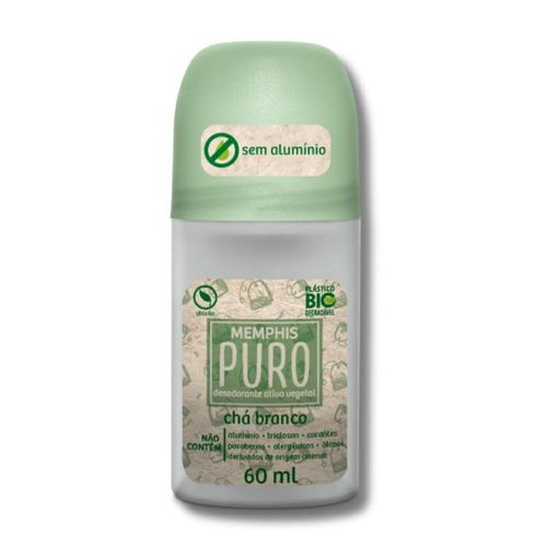 Desodorante Memphis Puro Chá Branco 60ml - Memphis