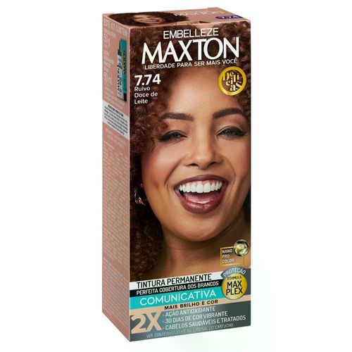 Tintura Maxton 774 Ruivo 30 Volumes - Maxton