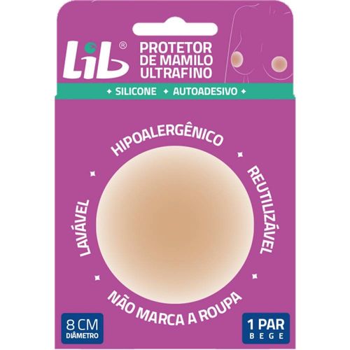 Protetor de Mamilo Lib Ultra Fino 1 Par - Lib