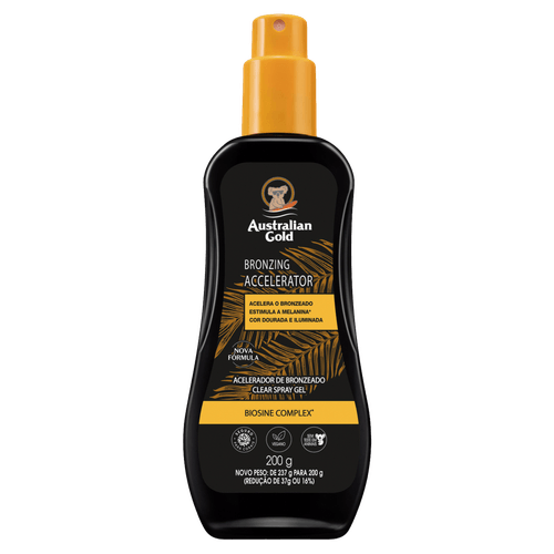 Acelerador de Bronzeado Australian Gold Clear Spray 200g