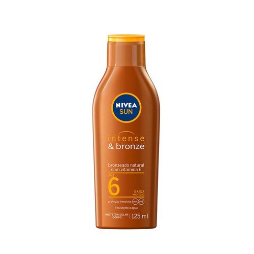 Loção Bronzeadora Nivea Sun Intense & Bronze - FPS6 - 125ml